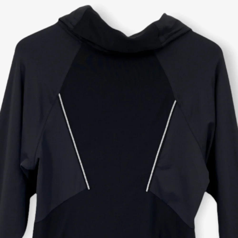 Splits59 Fifty Nine Black Full Zip Jacket With Thumbholes Stretch Size Medium - Picture 5 of 10